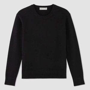 Everlane - The Classic Cashmere Crew in Black - Size L